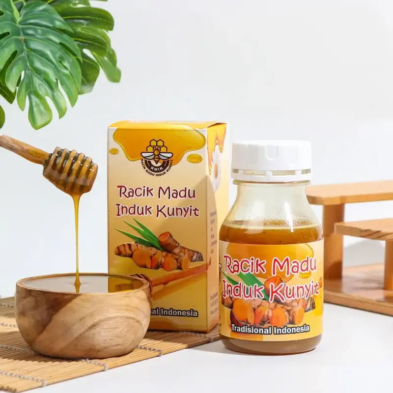 Racik Madu Induk Kunyit - Solusi Herbal Maag & Asam Lambung